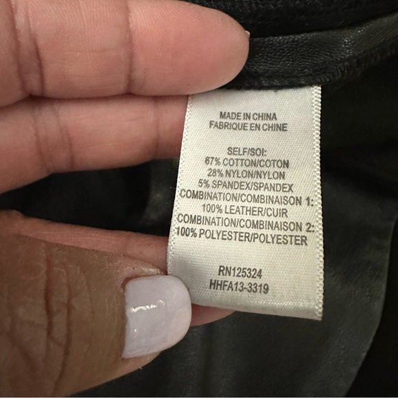 Haute Hippie Ponte Combo Leather Midi Black Dress Size 6 - Picture 8 of 8